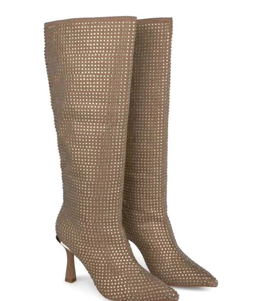 Shop Alma en Pena Buy Boot Covered In Rhinestones