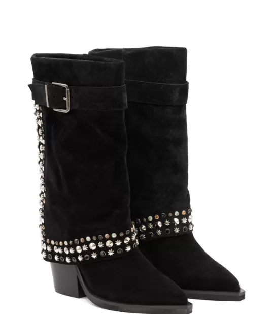 Fashion Alma en Pena Buy Boot With Studs And Buckle