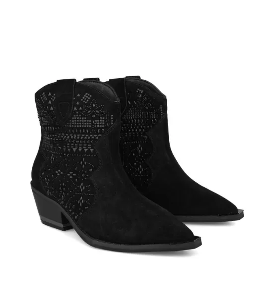 Cheap Alma en Pena Buy Bootie Embellished With Rhinestones