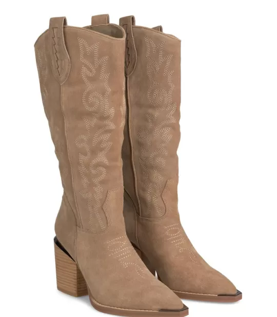 Flash Sale Alma en Pena Buy Bota Cowboy Bordados