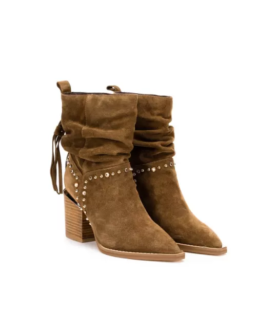 Flash Sale Alma en Pena Buy Botin Con Cana Arrugada