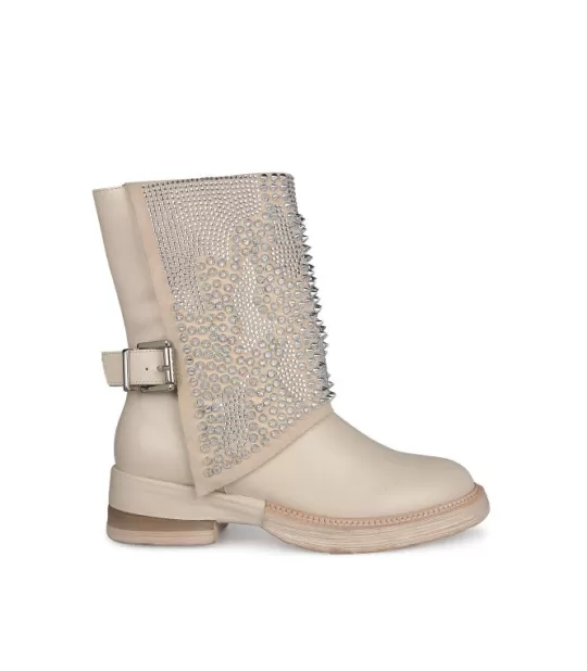 Shop Alma en Pena Buy Buckle Boot With Studs