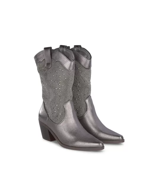 Online Alma en Pena Buy Cowboy Ankle Boots Details