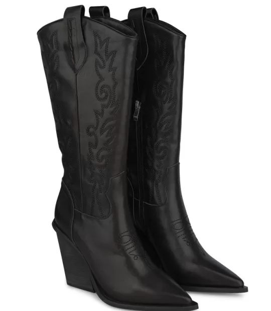 Best Sale Alma en Pena Buy Cowboy Boot With Embroidered Heel