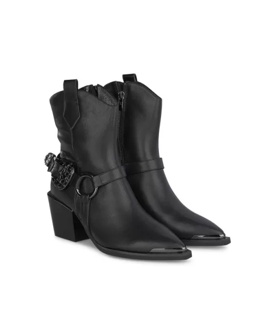 Outlet Alma en Pena Buy Cowboy Buckle Ankle Boots