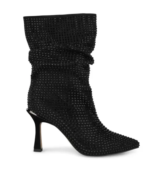 Best Alma en Pena Buy Crinkled Leather Ankle Boot