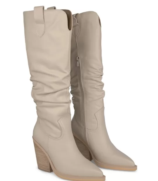 Best Sale Alma en Pena Buy Crumpled Cane Heeled Boot