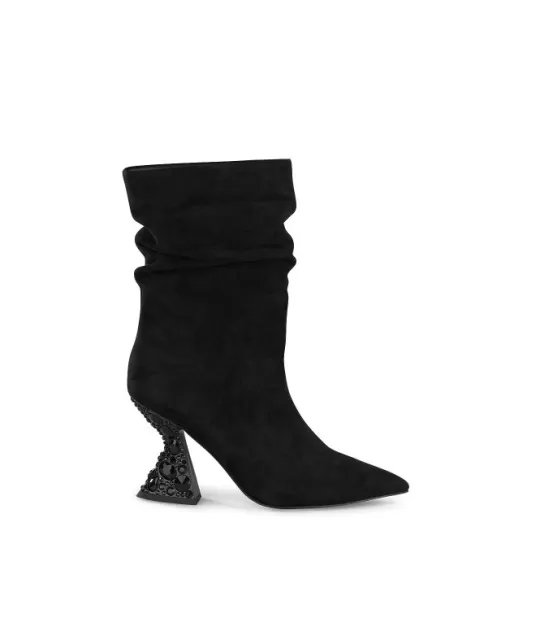 Outlet Alma en Pena Buy Crumpled Heeled Ankle Boot