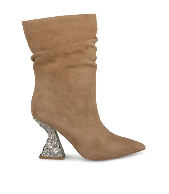 Shop Alma en Pena Buy Crumpled Heeled Ankle Boot