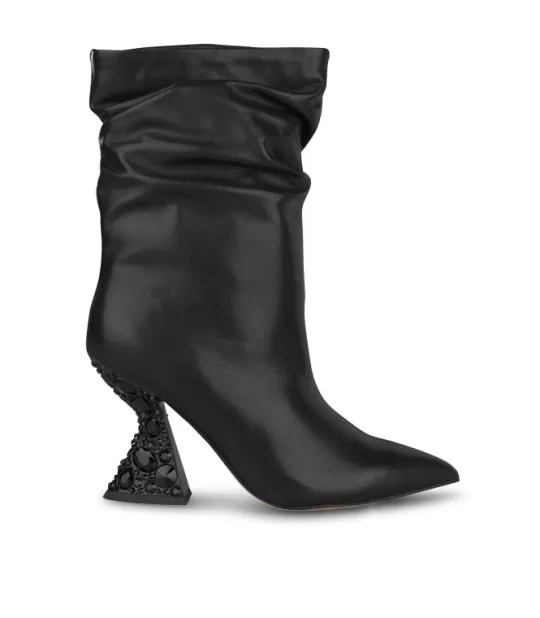 Store Alma en Pena Buy Crumpled Heeled Ankle Boot