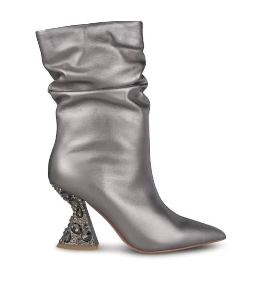 Hot Alma en Pena Buy Crumpled Heeled Ankle Boot