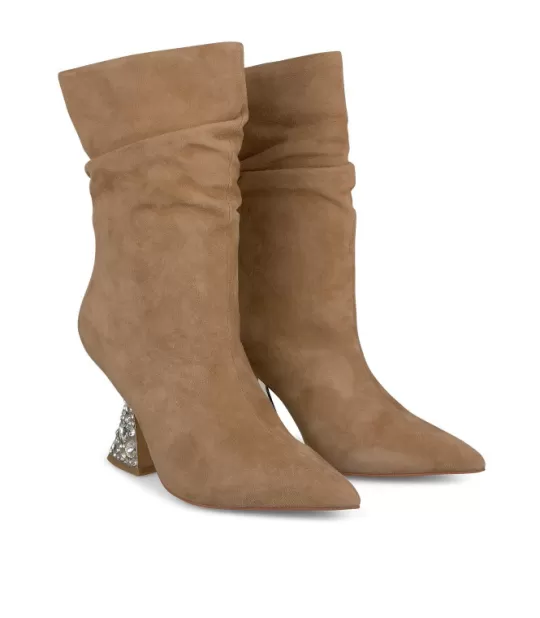 Shop Alma en Pena Buy Crumpled Heeled Ankle Boot