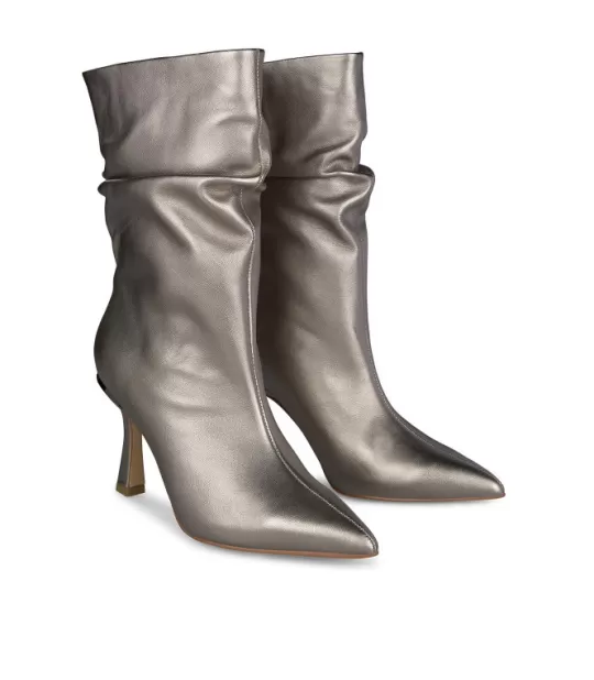 New Alma en Pena Buy Crumpled Leather Ankle Boot