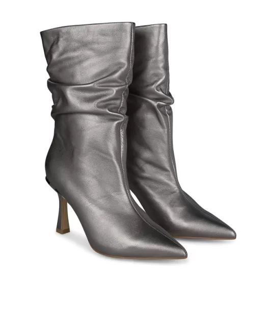 Shop Alma en Pena Buy Crumpled Leather Ankle Boot