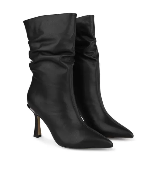 Cheap Alma en Pena Buy Crumpled Leather Ankle Boot