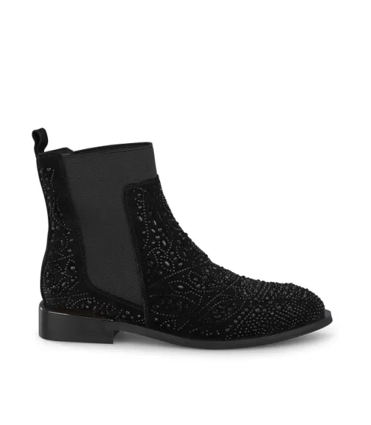 Outlet Alma en Pena Buy Flat Ankle Boots With Rhinestones