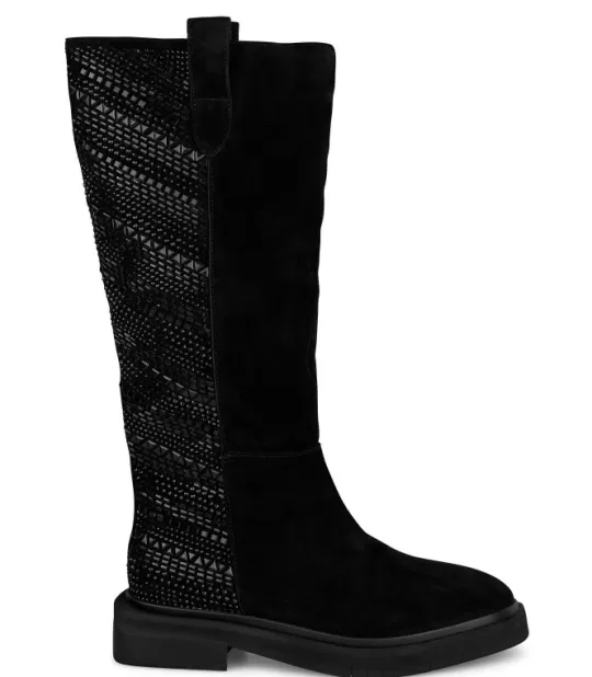 New Alma en Pena Buy Flat Boot With Rhinestones