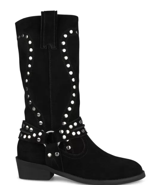 Discount Alma en Pena Buy Flat Boot With Studs