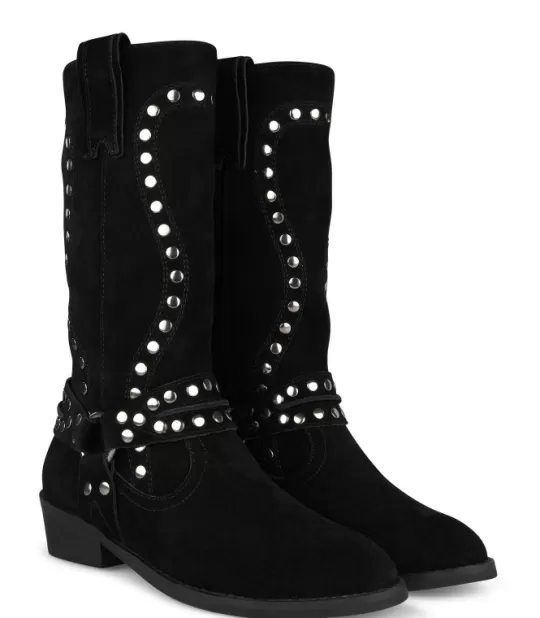 Discount Alma en Pena Buy Flat Boot With Studs