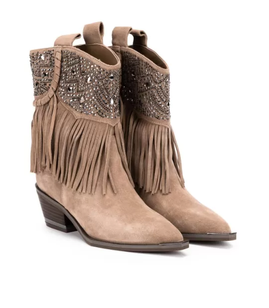 Store Alma en Pena Buy Fringed Ankle Boots