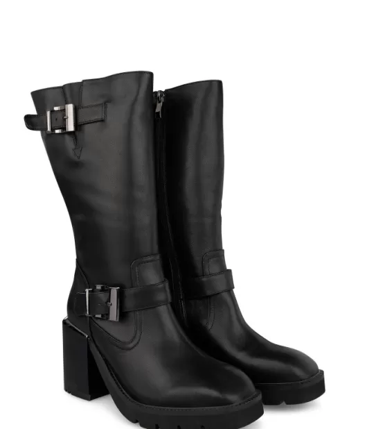 Outlet Alma en Pena Buy Heeled Boot With Buckles