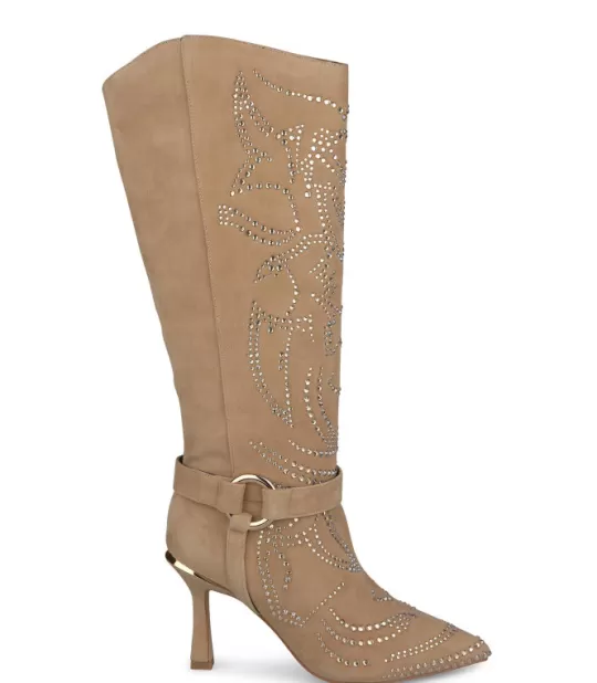 Store Alma en Pena Buy Heeled Boot With Rhinestone Pattern