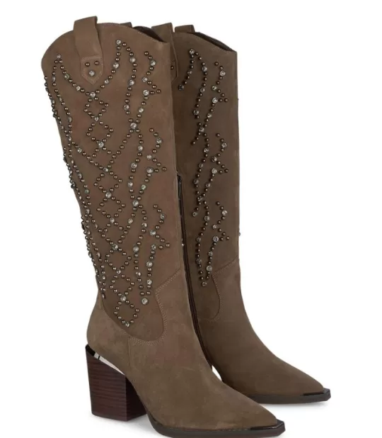 Sale Alma en Pena Buy Heeled Boot With Studs Drawing