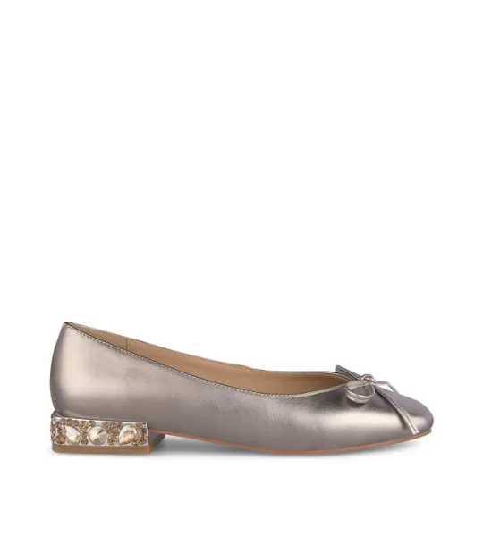 Sale Alma en Pena Buy Leather Ballerina With Bow