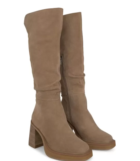 Shop Alma en Pena Buy Leather Heeled Boot