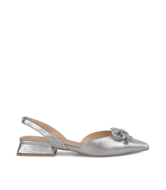 Store Alma en Pena Buy Leather Slingback Ballerina