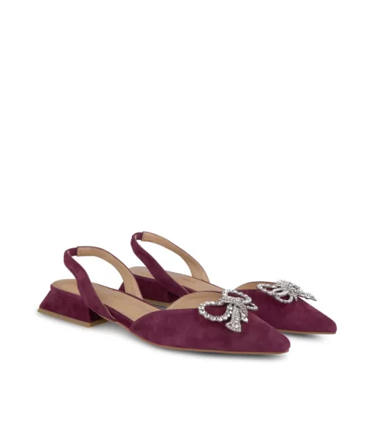 Store Alma en Pena Buy Leather Slingback Ballerina