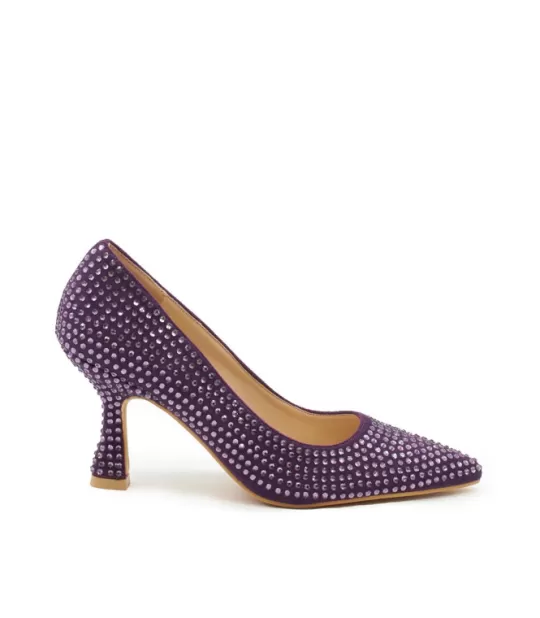 Flash Sale Alma en Pena Buy Mid-Heeled Shoe With Rhinestones