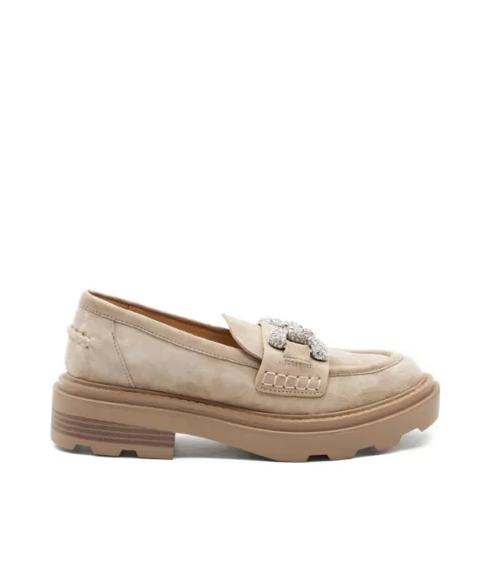 Fashion Alma en Pena Buy Moccasin With Buckle Trim