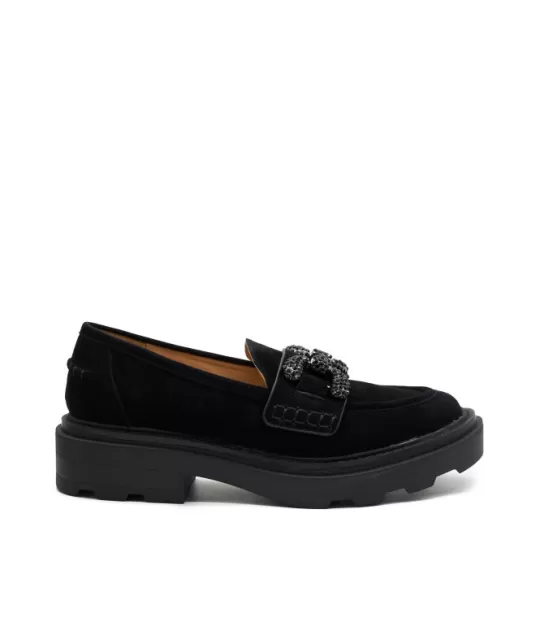 Best Alma en Pena Buy Moccasin With Buckle Trim