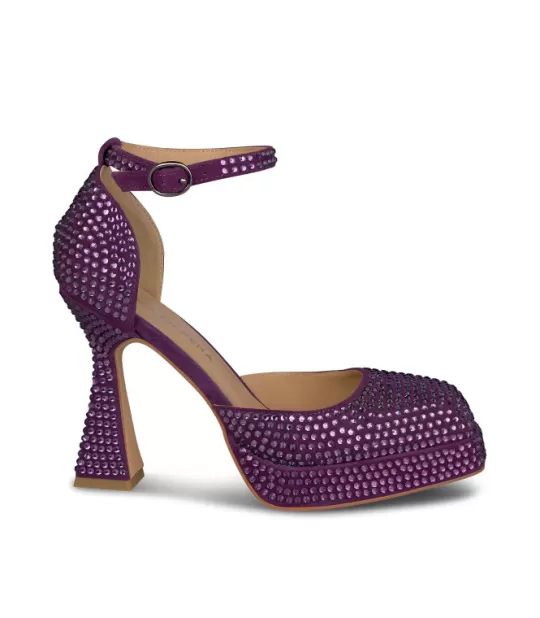 Online Alma en Pena Buy Rhinestone Heeled Sandal