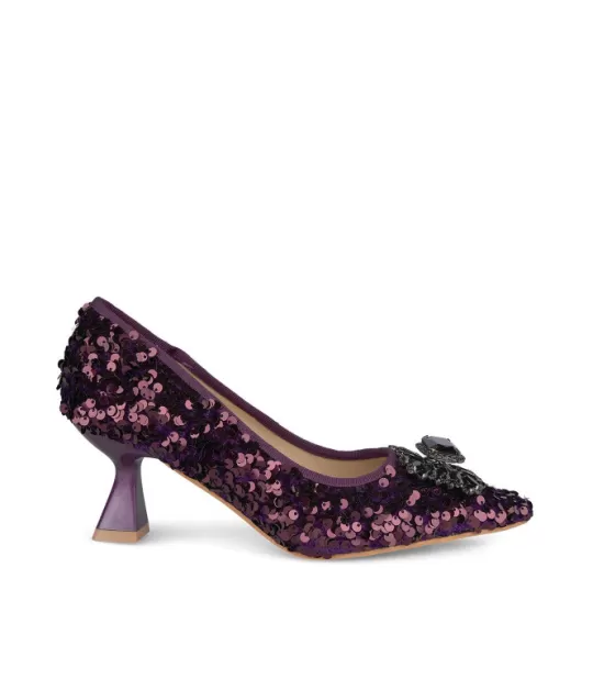 Shop Alma en Pena Buy Sequin Heeled Shoes