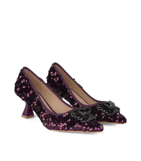 Shop Alma en Pena Buy Sequin Heeled Shoes